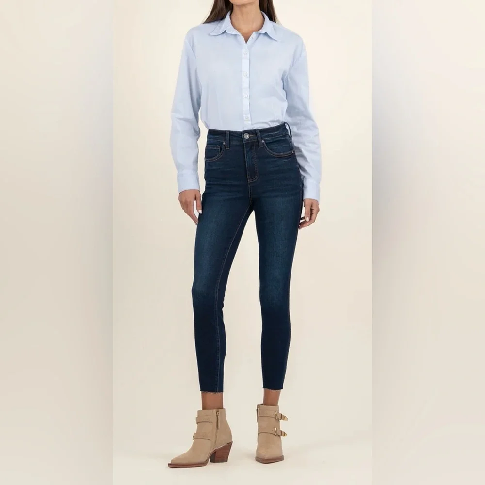 Kut from the Kloth Multicolor Tie-Dye Skinny Jeans
